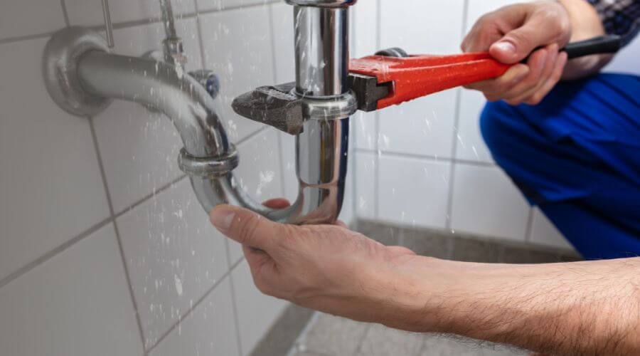 Electric tankless water heater installation in Lima, MT